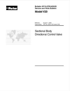 Parker Control Valve Manual